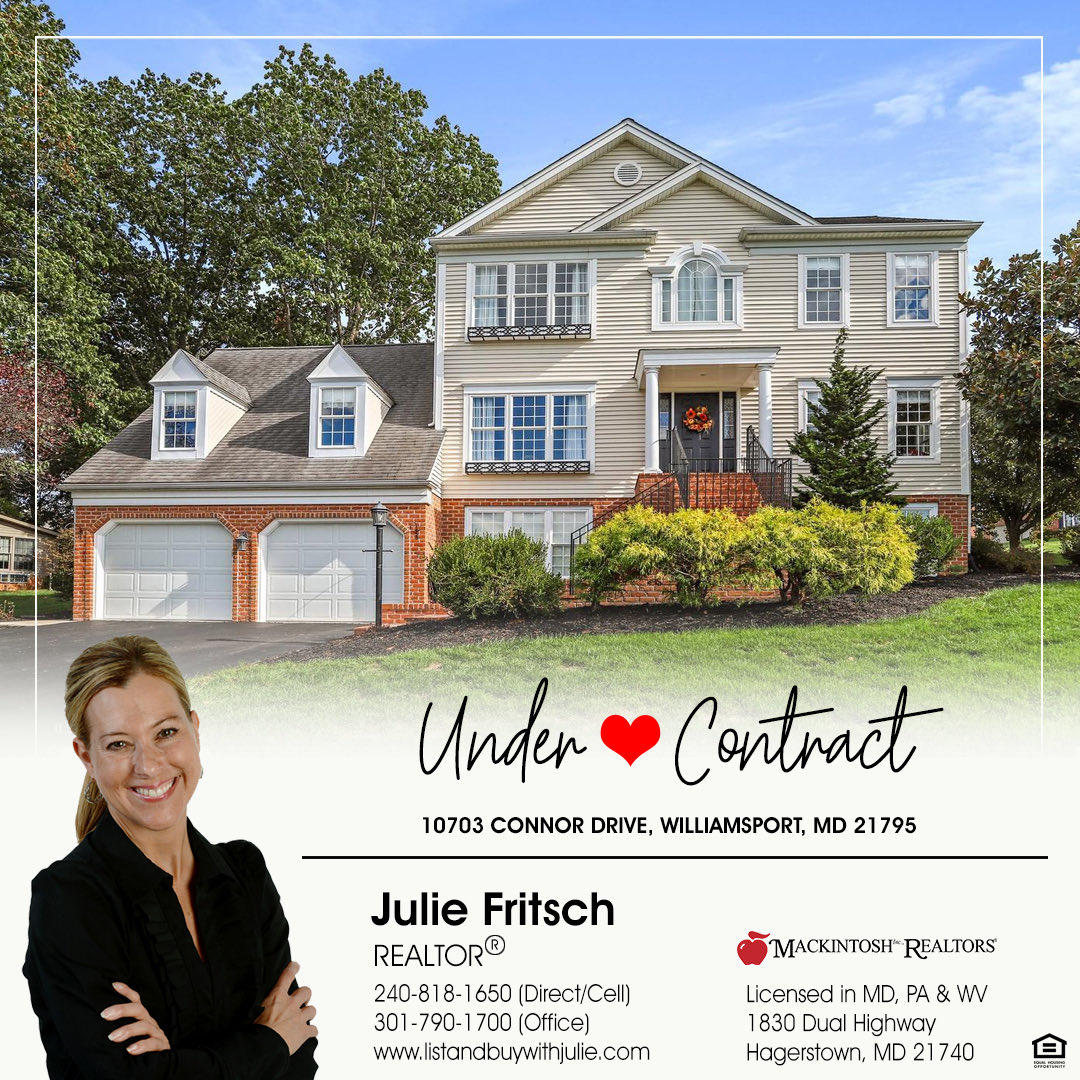 🍁Happy November 1st🍁 and happy sellers! This stunning home in Williamsport, MD is now UNDER CONTRACT #sellingthetristate #isellhomes #listtosell #listingagent #buyersagent #nowisthetime #makeyourmove #realtor #williamsportmd #themarketisstillhot #themarketismovingareyou