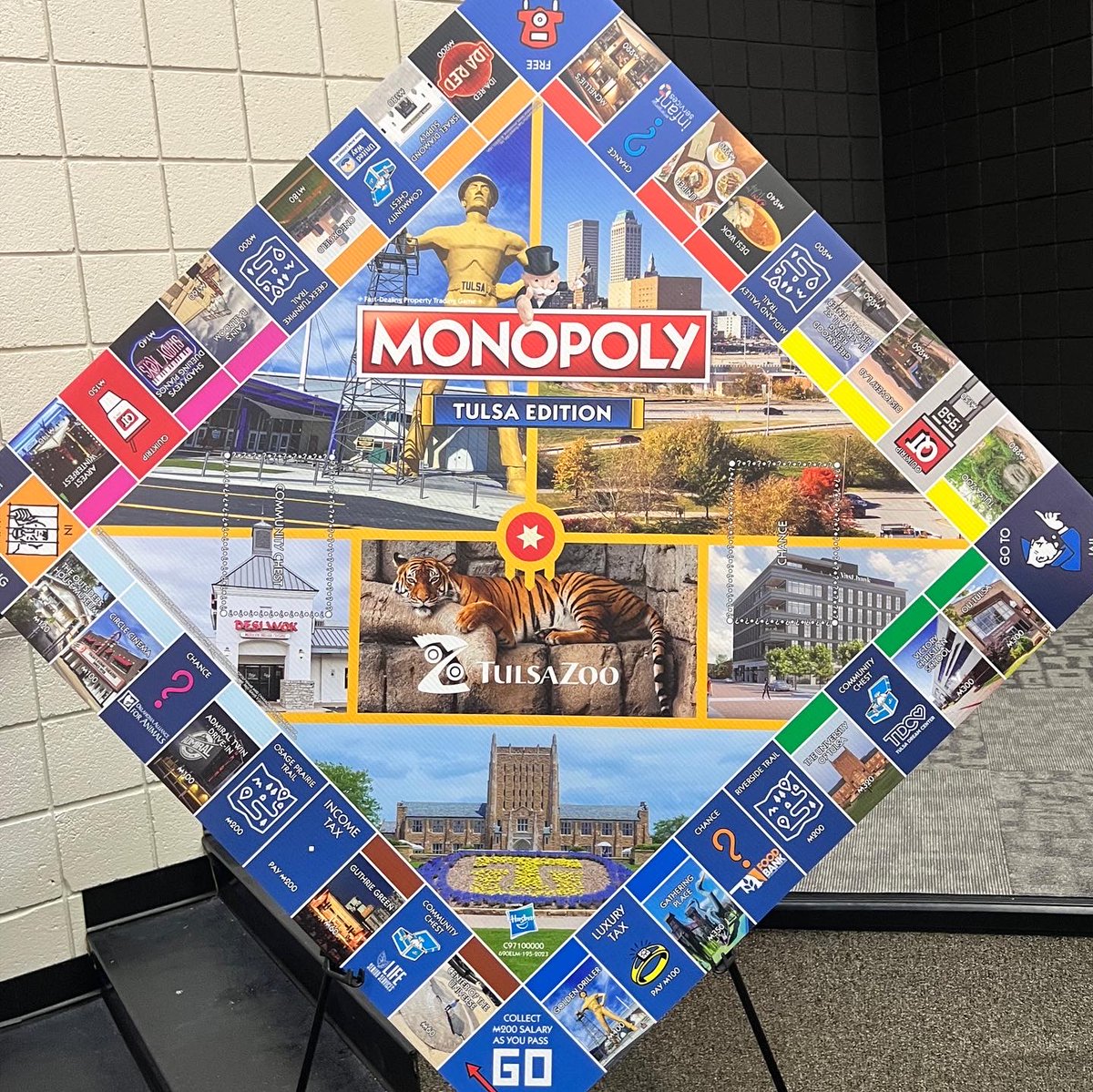 OutsidersHouse's tweet photo. Being featured on this special Tulsa edition of Monopoly is a tremendous privilege for The Outsiders House Museum. Much like The Outsiders, this is an American classic, and we're proud to be a part of it. These Tulsa Edition Monopoly Games will be available this weekend at our gift shop. Stay Gold, Tulsa! #Monopoly #TheOutsidersHouseMuseum #Tulsa