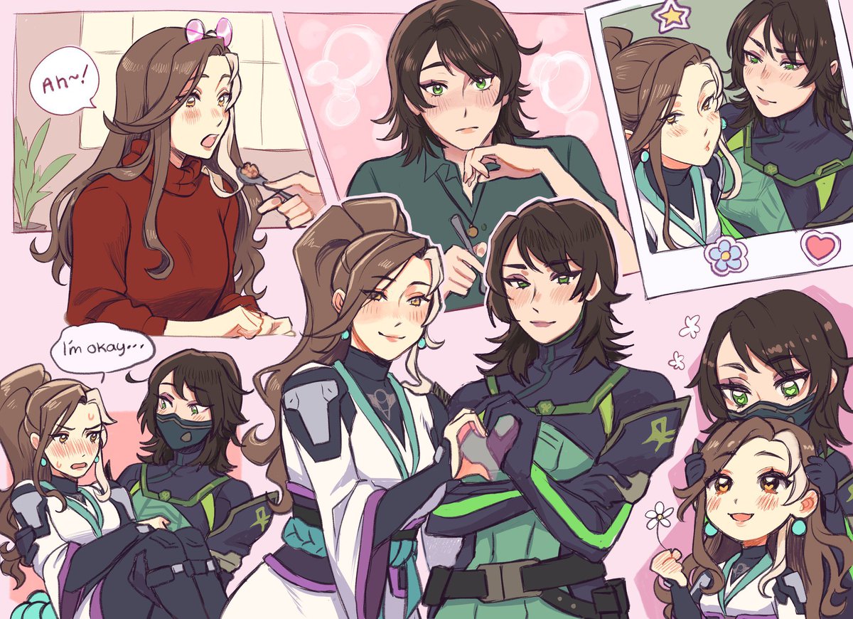 The Viper to my Sage 💗 

#Alexandriart 

🎨: @/succubashe