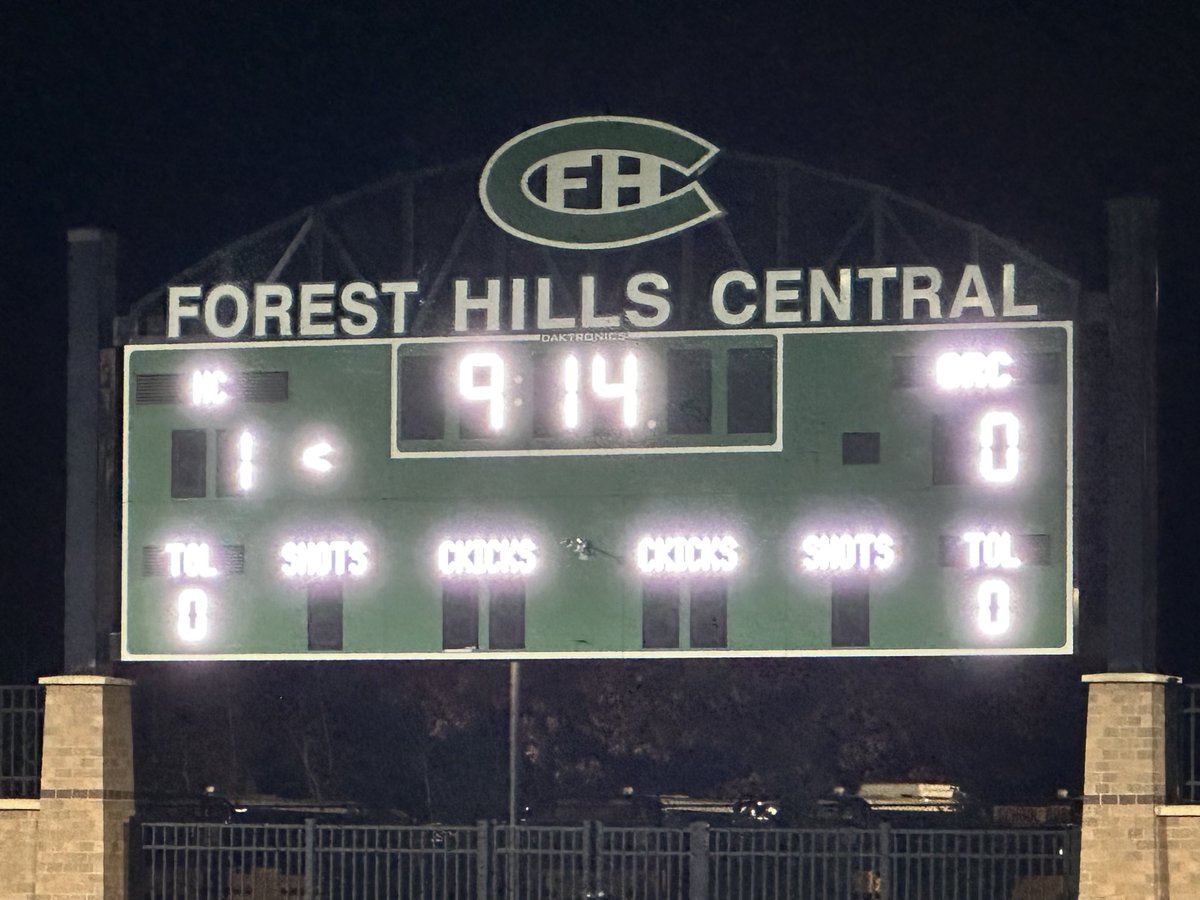 After one half of play ⁦⁦<a href="/HCHSboyssoccer/">HC Boys' Soccer</a>⁩ 1
⁦⁦@grceagles⁩:0
In the D2 state semi-finals 40 mins away for a trip to the state finals ⁦<a href="/HCsportslive/">HC Sports Live</a>⁩ ⁦<a href="/MHSAA/">MHSAA</a>⁩ ⁦<a href="/FOX17Blitz/">FOX 17 Blitz</a>⁩