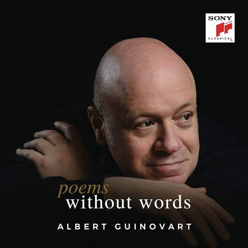 GUINOVART: Poems Without Words. Albert Guinovart, piano.
Sony Classical 19658815852 • 71’ 
★★★★★
@guinovartalbert @RevistaRITMO @sonyclassical