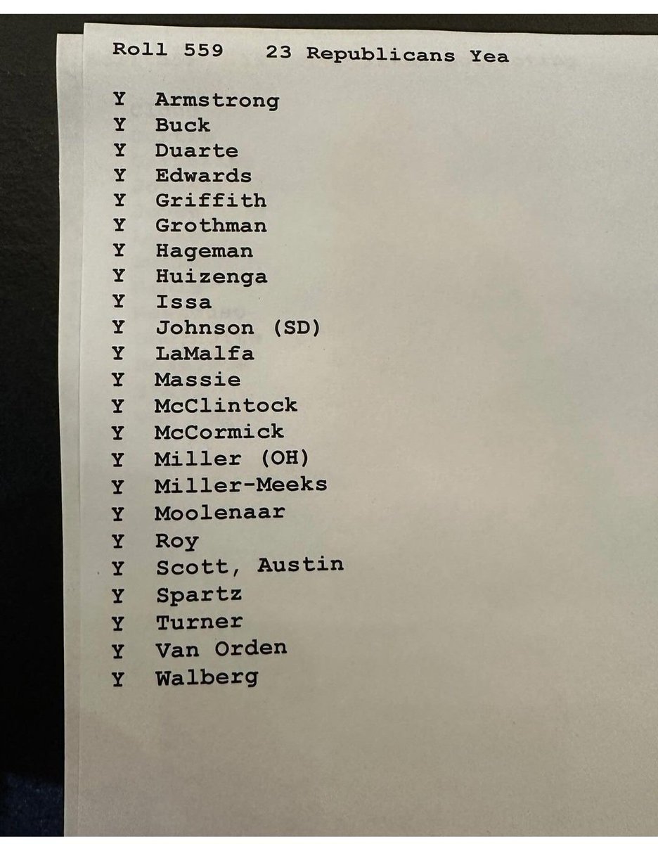 Republicans (supporting terrorism) who voted against censuring Rhashida 😡