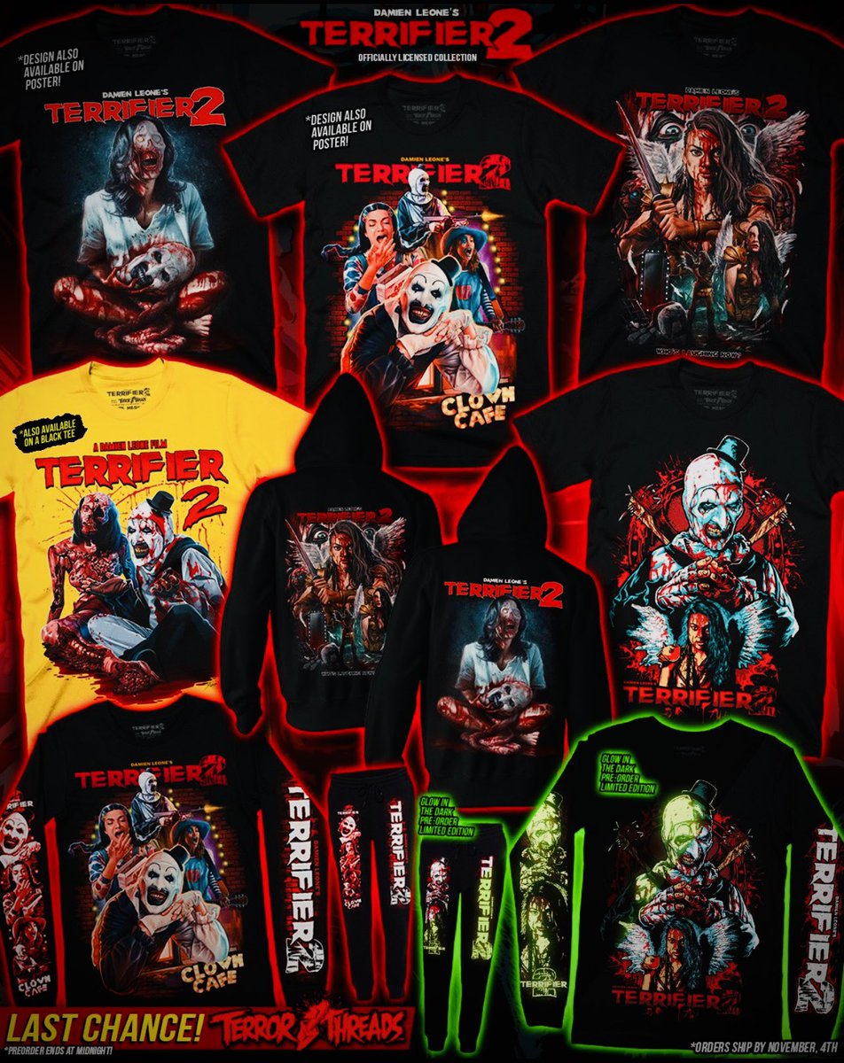 mastermitch's tweet photo. Terrifier Theme🪔
https://t.co/aaG6lkKV8i via @YouTube🍂
#ArtTheClown♠️@Terror_Threads
#Terrifier3🔪#HorrorFans
#BDisgusting📽️#HorrorFans
@bradmiska💎 https://t.co/yAI7NnS9Qy
