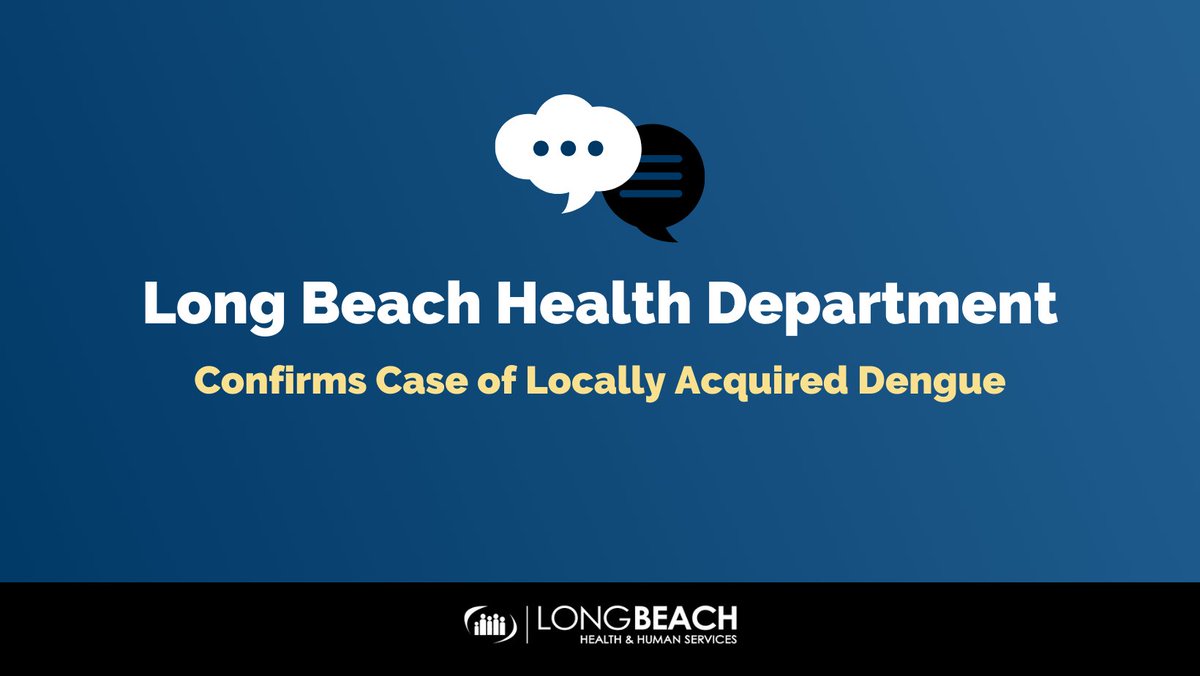 🦟 Dengue Alert 🦟 We've confirmed a non-travel-related case of dengue in Long Beach, the second in California.  

Stay informed and learn how to protect yourself by visiting longbeach.gov/dengue.

For more details visit bit.ly/3sfqZ1G
