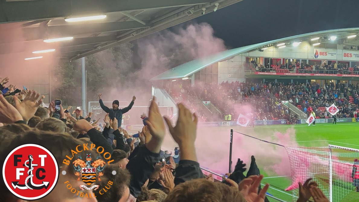 BenKnapmanEFL's tweet photo. NEW VLOG! 🚨

THIS HAD EVERYTHING… 6 GOALS, PYROS, LIMBS AT BOTH ENDS AND A 90th MINUTE EQUALISER! 😍🔥

My favourite video I’ve ever made🤩

All support would be massively appreciated! 

WATCH HERE- https://t.co/He6XkFwSrH

#FTFC | #BlackpoolFC https://t.co/nA87NKnRaL
