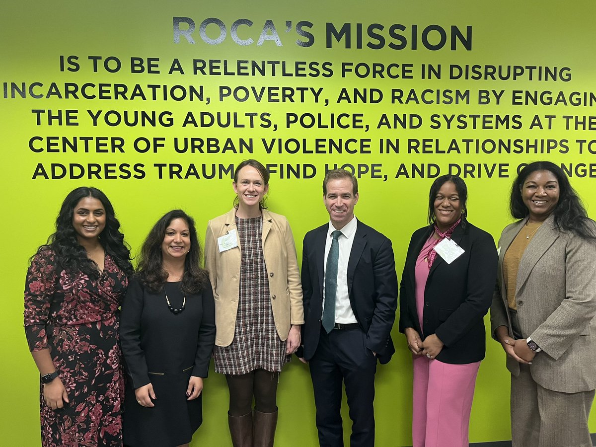 Honored to participate in Roca’s 2nd Anniversary event to reflect on their work with young women in Hartford, most of whom are mothers, who are traumatized victims of abuse and neglect.