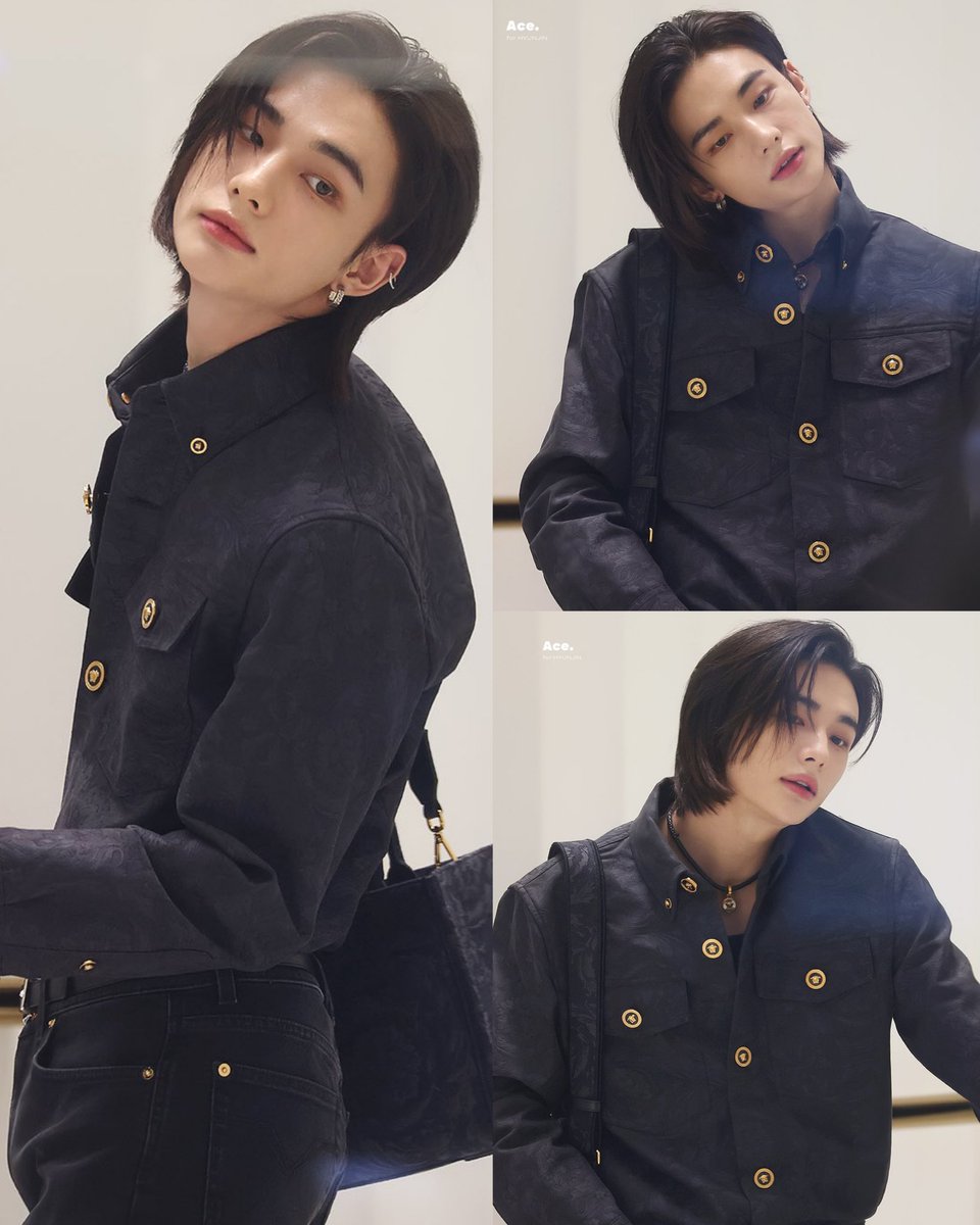 hyunjinpost's tweet image. model hyunjin
#HYUNJINxVERSACE