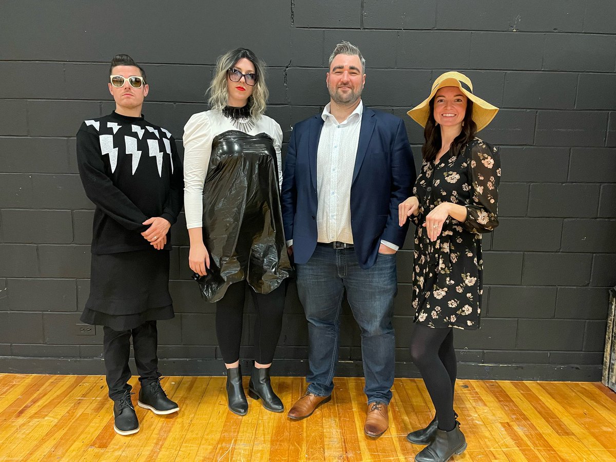 The Rose family made an appearance at school yesterday.