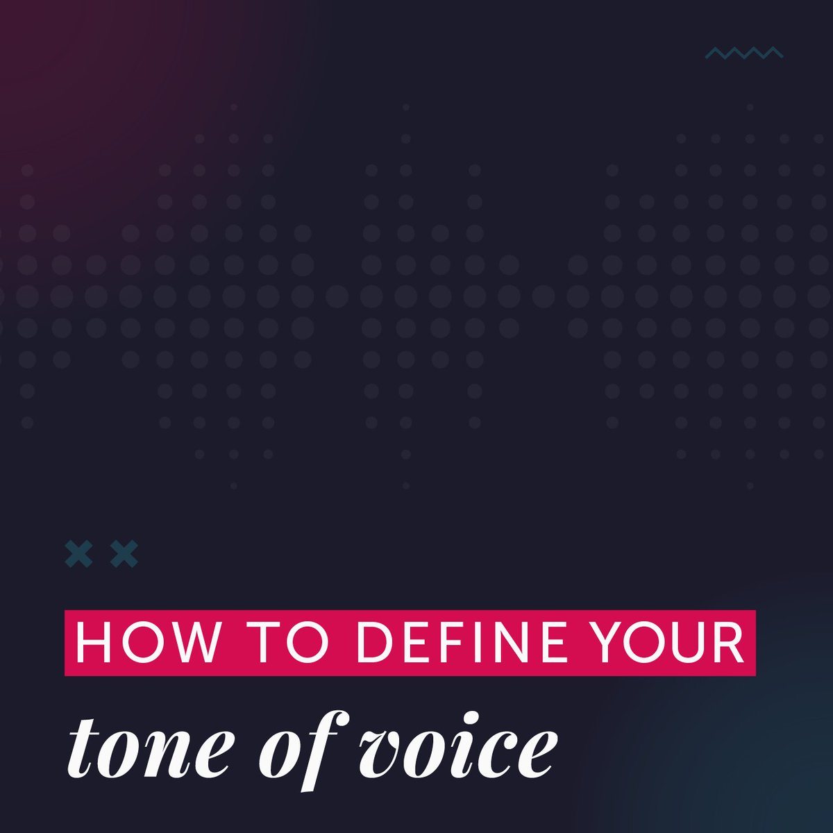 HYP3DLTD's tweet photo. Does your #MarketingContent reflect your brand personality well? 🤔

If the answer is no, you might need to reevaluate your #ToneOfVoice (TOV) document — the guidelines that dictate the ‘feeling’ of your copy.

Learn how to find and set your TOV: https://t.co/cUxJEEyls3. https://t.co/OVxBODHf7O