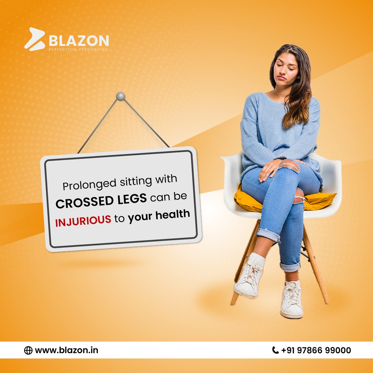 BlazonAppDevCbe's tweet image. A Gentle Reminder⏰👇

Your Health Matters – Avoid Prolonged Leg Crossing🩺🦵
.
.
.
#blazon #blazoncorp #prolongedsitting #prolonged #legcrossing #health #healthcare #healthcaretips #healthreminder #webdesign #webdevelopment #webdevelopmentservices #digitalmarketing #promotions