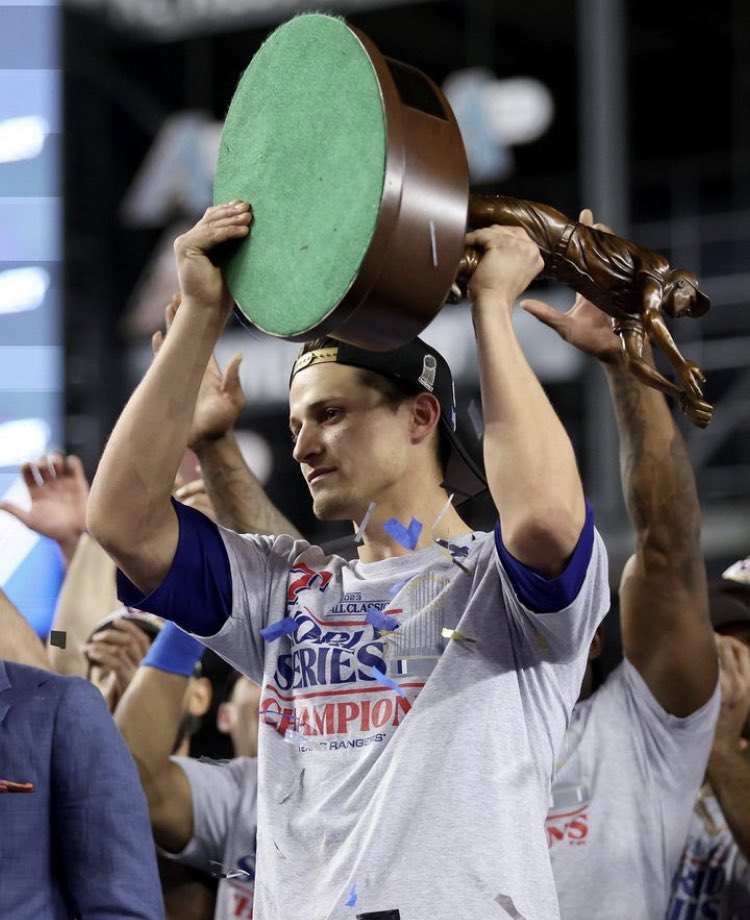 The Texas Rangers just won the World Series without Jacob DeGrom or Max Scherzer actively playing much, if at all. 

Not to mention, they picked Wyatt Langford this season and he’s already at Triple-A. 

Bright future for the team under Bruce Bochy. #GoAndTakeIt