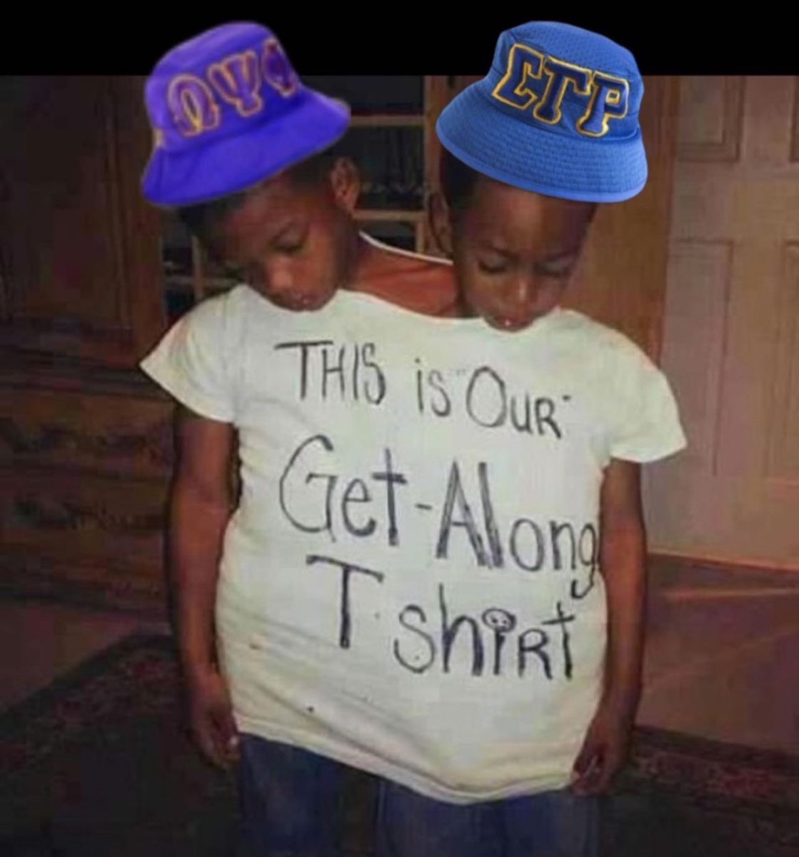 We gotta get along this year y’all 💙💛💜