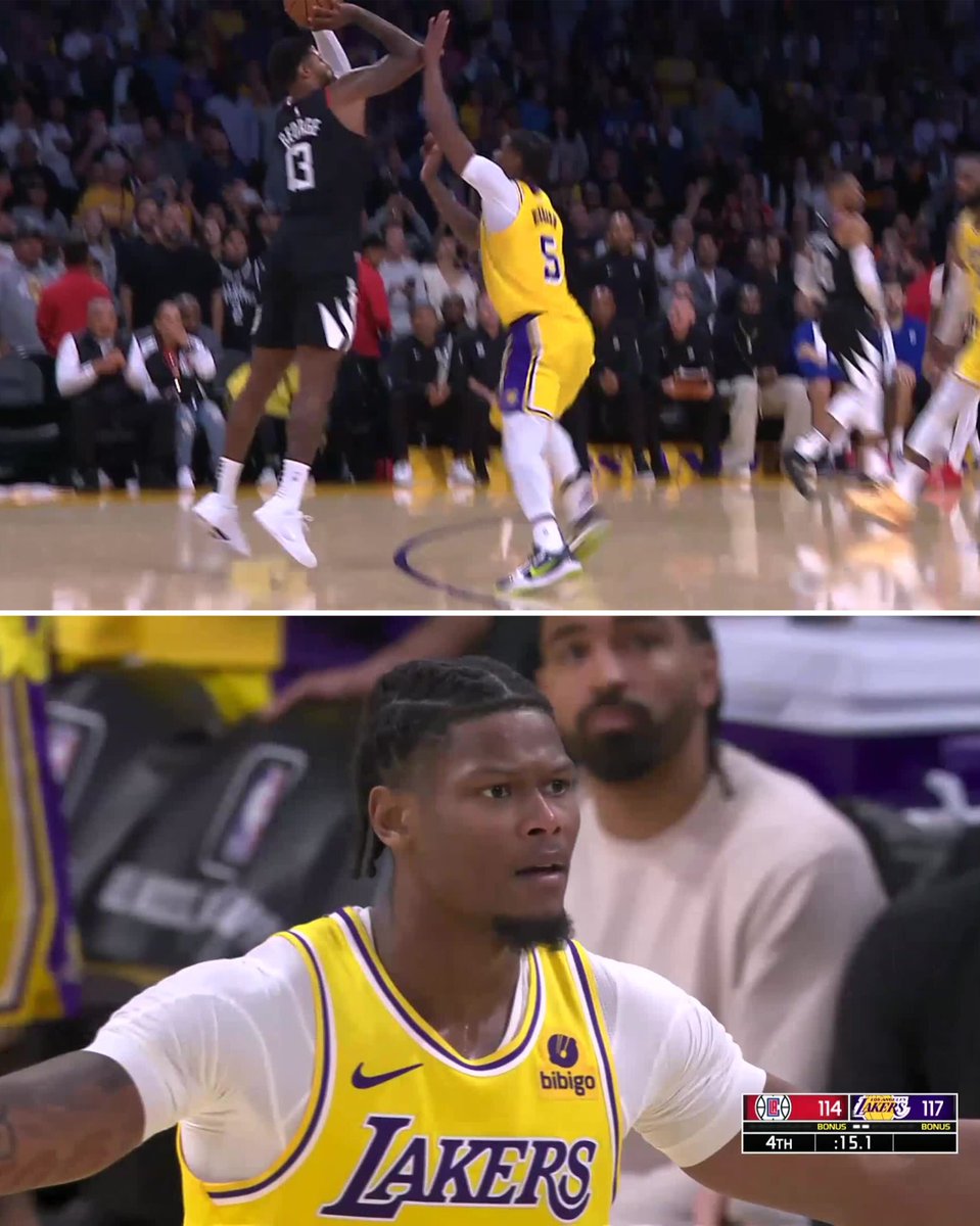 Cam Reddish got a foul call on this play