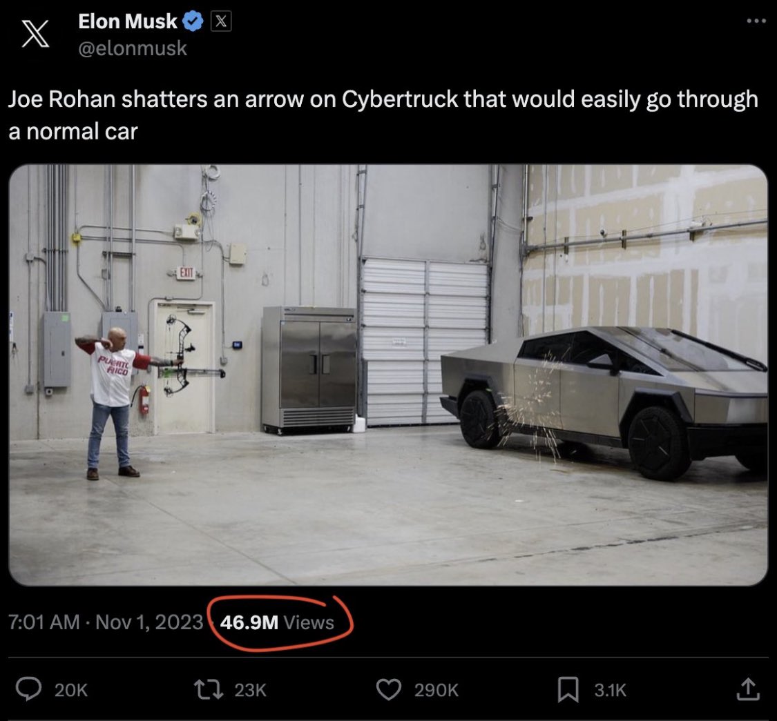 PassiveBytes's tweet image. @elonmusk was once asked “why make the Cybertruck bullet proof” to which he replied “Because its Bad Ass thats why!!”

Who got in on the pre orders ?   :)