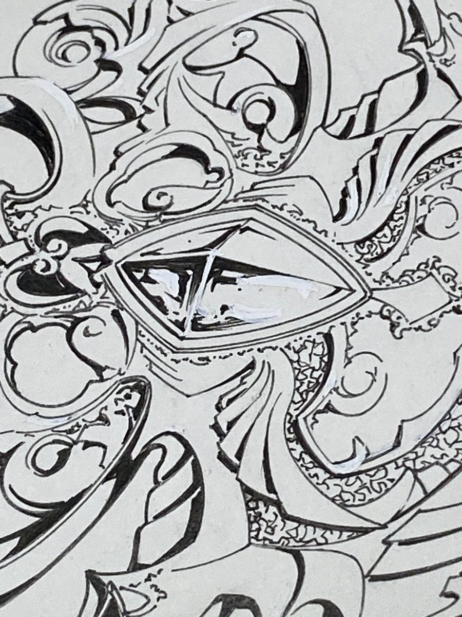 今週の見開きは大暮維人さんのアシに描いてもらった、描き込みがエグいやつだから見てね。 