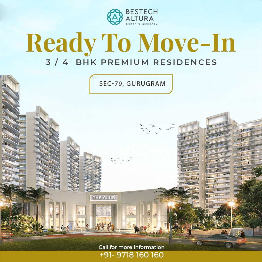 #Bestech_Altura #Luxury #3BHK / #4BHK #Residency Sector 79 #Gurgaon

Book Your #Luxury_Flats That are Surrounded by the Serene #Aravalli #Hills.

Call Now: 9718160160 #AssetsGalleria

#propertyingurgaon #realestateinvestor #property #realestateowners #realestateinvestorslife