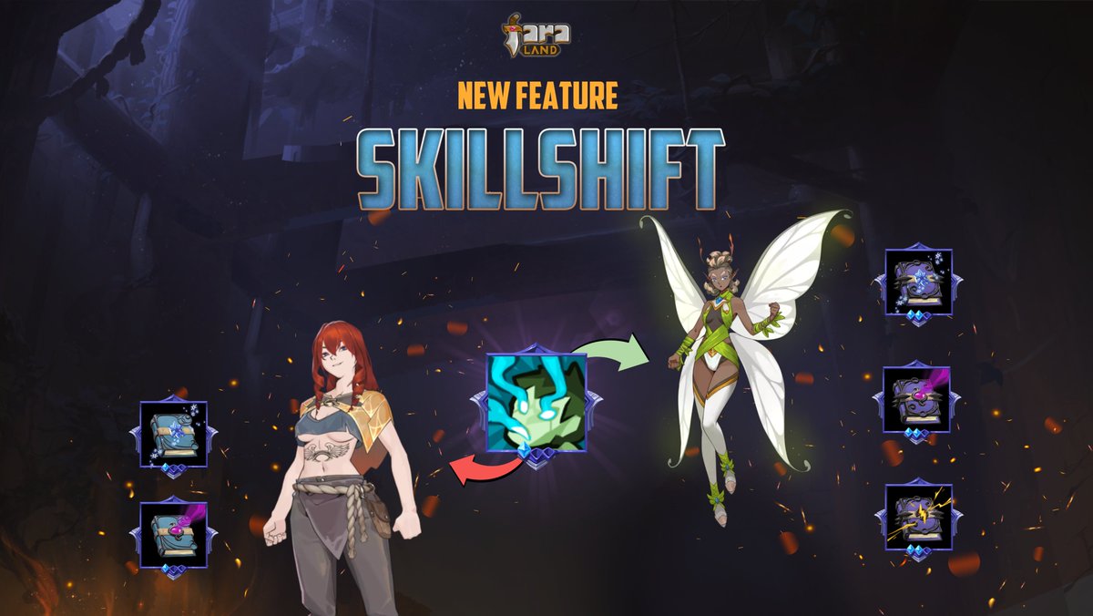 taman_fun's tweet photo. Exciting news! NEW FEATURES - SKILLSHIFT! 🎉
With SkillShift, transferring your SkillBook has never been easier. Take advantage of the opportunity to enhance your character's power.
Details on thread👇
You're sure to be excited! Join now!! 💪🌟
#Faraland #SkillShift https://t.co/2bPxevIWJe
