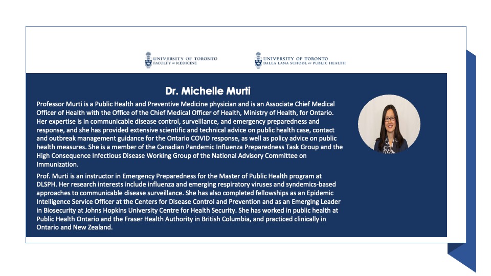 Meet the panel members who will be joining our PHPM Info Session on Tues Nov 7 (6pm EST on Zoom) and discussing their various roles within Public Health.   Remember to RSVP at forms.gle/4VWnh9qE1jgoa3… to get the Zoom link for the info session!