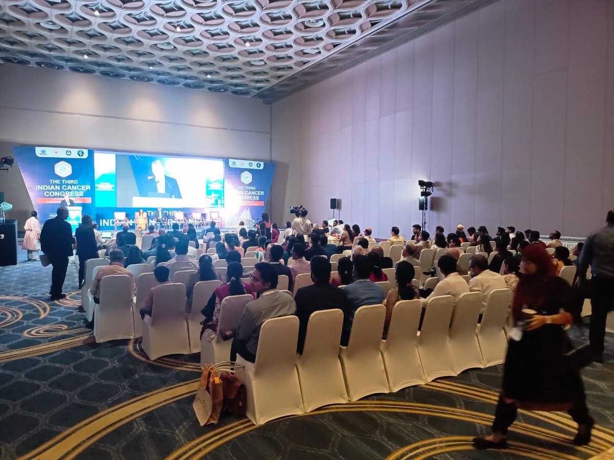 Packed Hall @ICC2023, Gynec Keynote presentation, Thursday, Nov 2 #ICC2023 #oncology #oncologyconference #CancerConference #OncologyUpdates