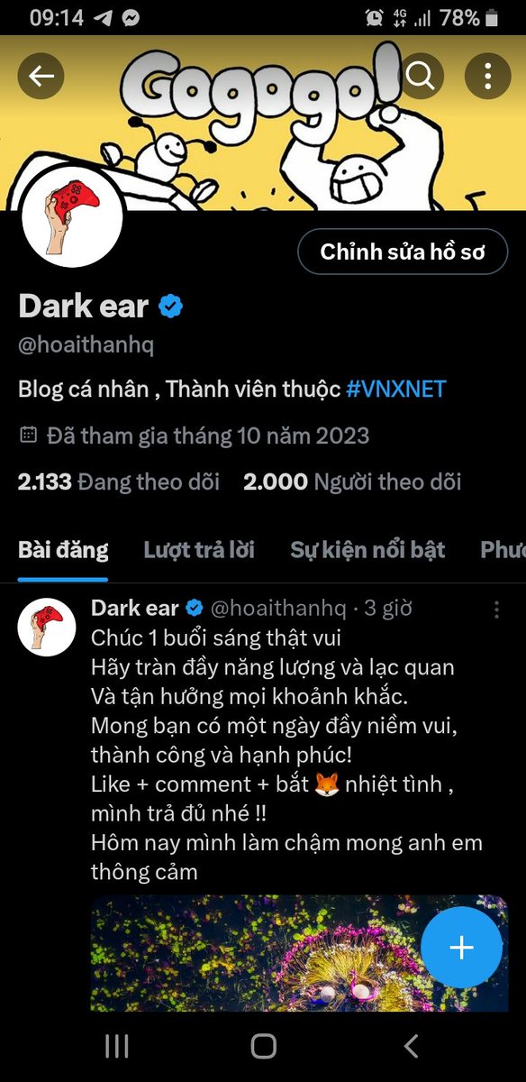 **Hôm nay chính thức đạt mốc 2000 #follow 🤩🤩
-Dù chưa được pay lần nào nhưng vẫn cảm ơn anh em đã luôn ủng hộ tương tác cùng em 

-Mong mọi người vẫn tiếp tục ủng hộ đồng hành cùng nhau trên hành trình #x
* Post này để anh em đẩy #folloback
xanh trắng gì