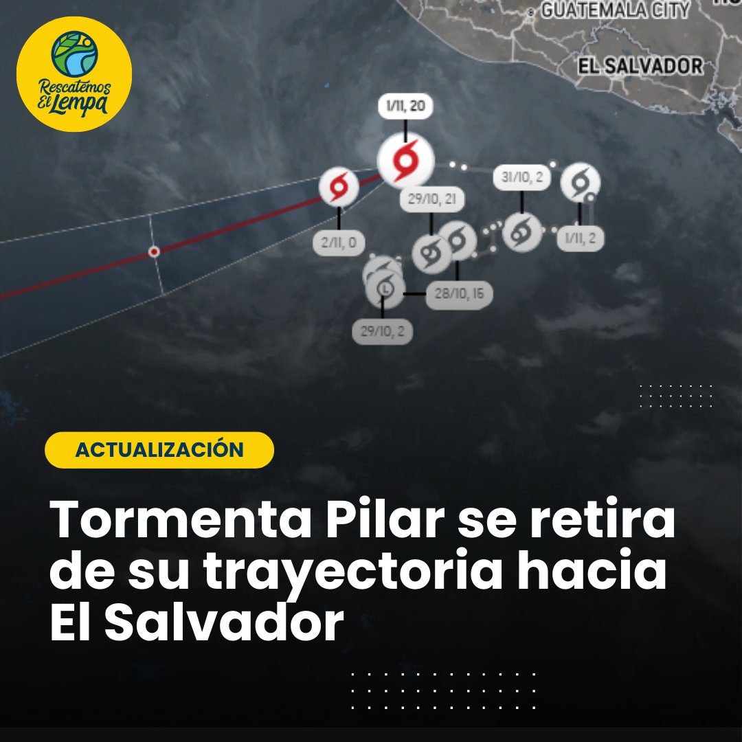 ¡La tormenta tropical ha desviado su curso! 🌴☀️

La tormenta tropical en El Salvador nos recordó lo importante que es cuidar nuestro planeta.

#ElSalvador #ClimaTropical #ClimaSV
