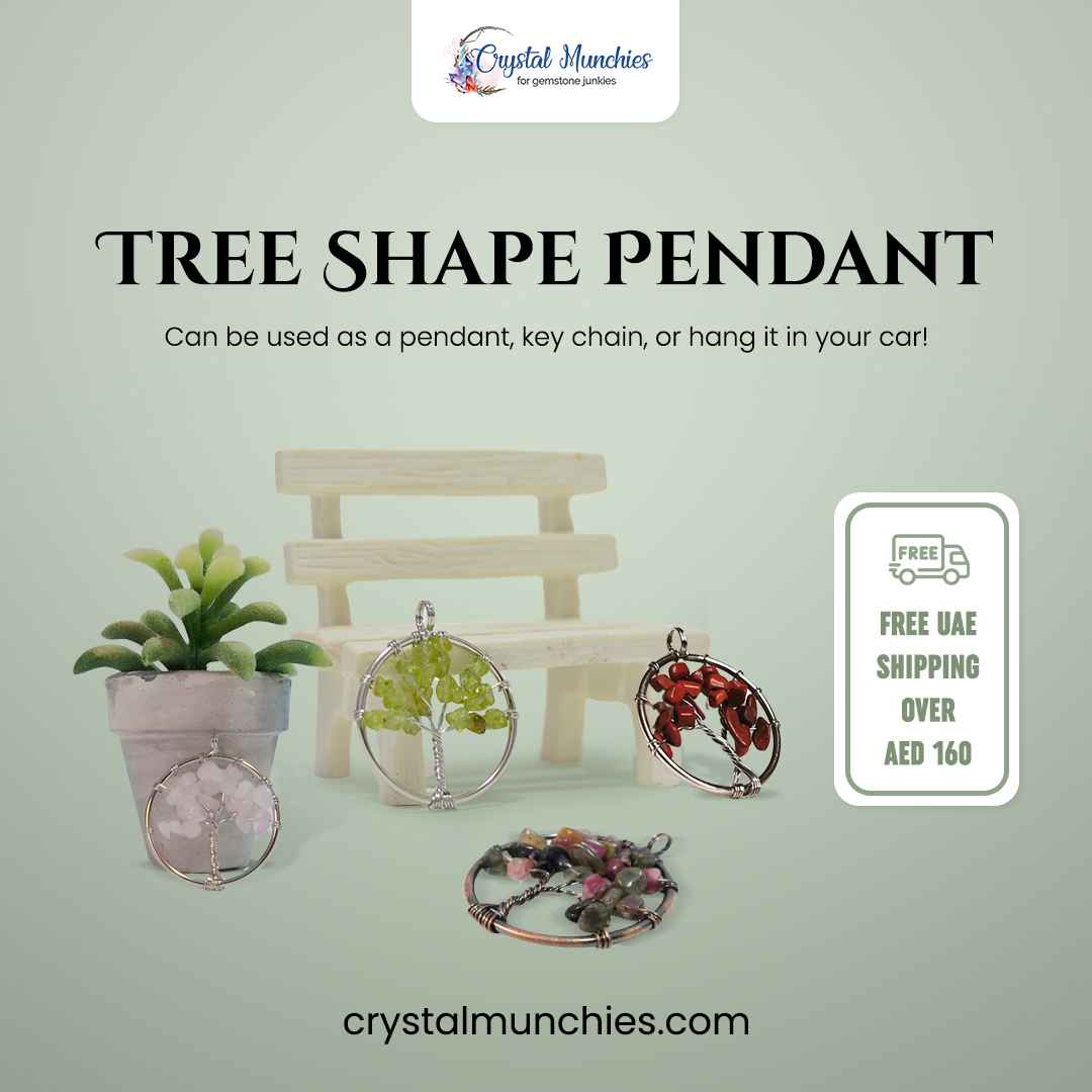 CrystalMunchies's tweet photo. 🌟 Experience nature's allure with our Tree Shape Crystal Pendant.

https://t.co/wVACevZDIp 

#crystalnecklace #jewelryartist #gemstonejewellery #amethystjewelry #crystalmunchies #crystal #ornamentalpendants #crystalpendant https://t.co/Y9xczYmVLO