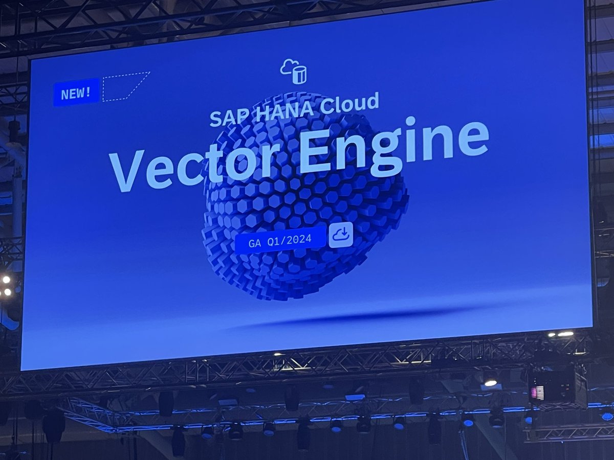 ashish098's tweet photo. #SAPTechEd 
Great to see new product portfolio and AI vision for 2024 https://t.co/uzJ4XYqMhv