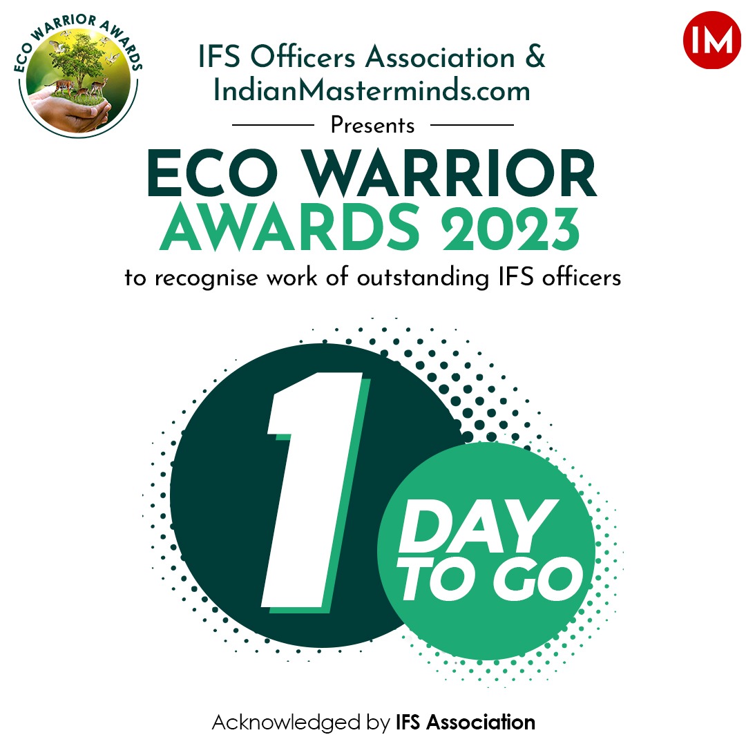 #EcoWarriorAwards Join us for an evening of inspiration and recognition! The IFS Officers Association and IndianMasterminds.com invite you to the Eco Warrior Awards 2023, where we honor the remarkable work of our dedicated IFS officers. 📅 Date: Friday, 03 Nov, 2023 🕝 Time:…
