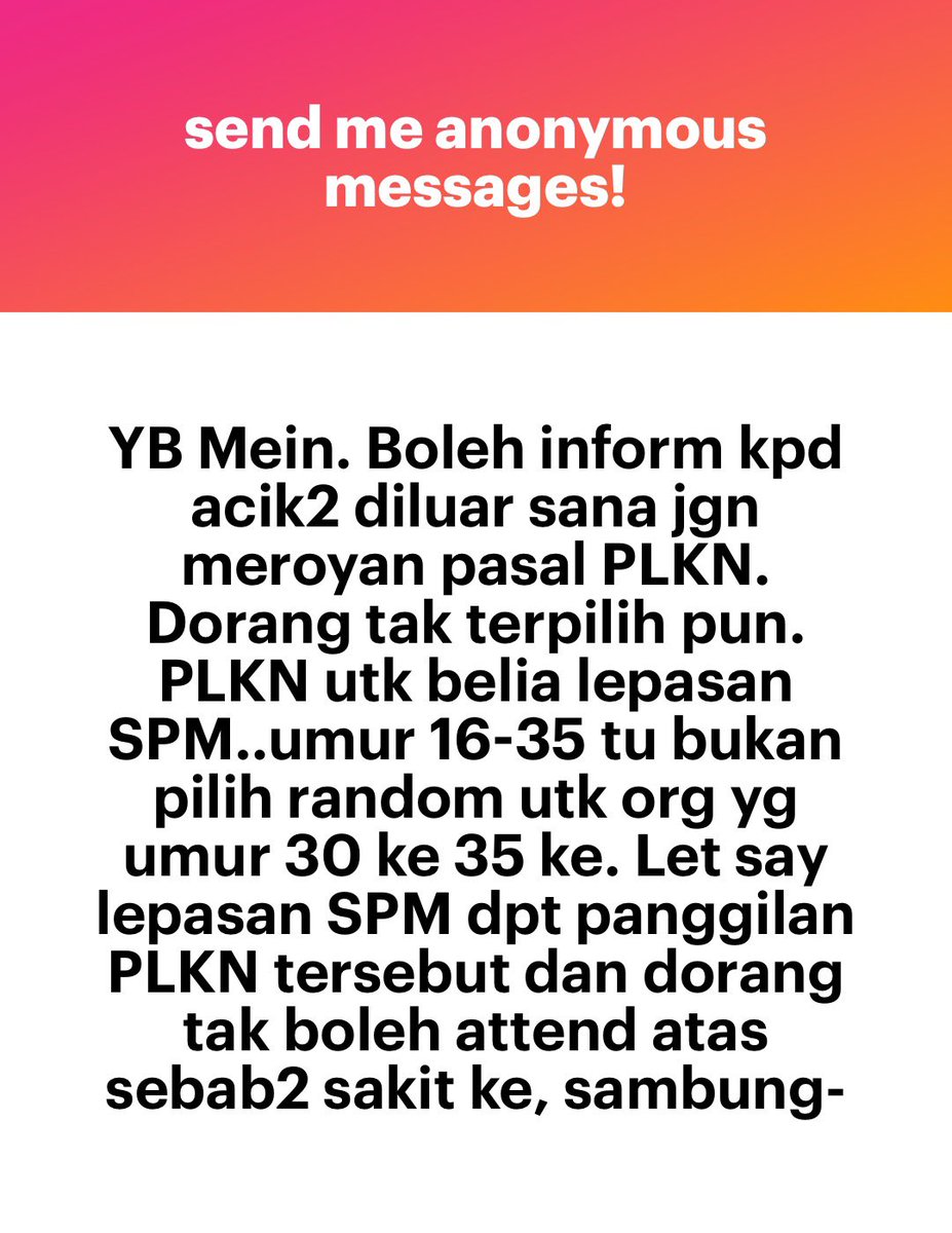 meinmokhtar's tweet photo. Awai leak info plkn leak. Pastu kalau yg tak ambik spm cmna? Macam budak o level. https://t.co/h2k3OI1OnQ