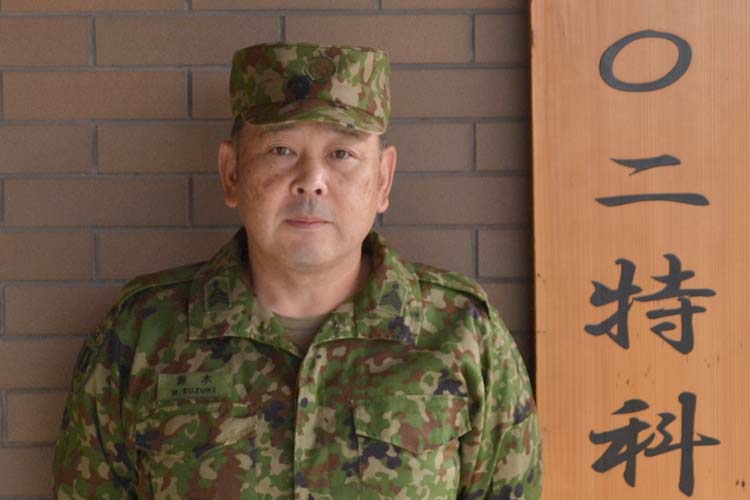 最先任上級曹長】 「言葉の重要性について」を表題に、東北方面後方