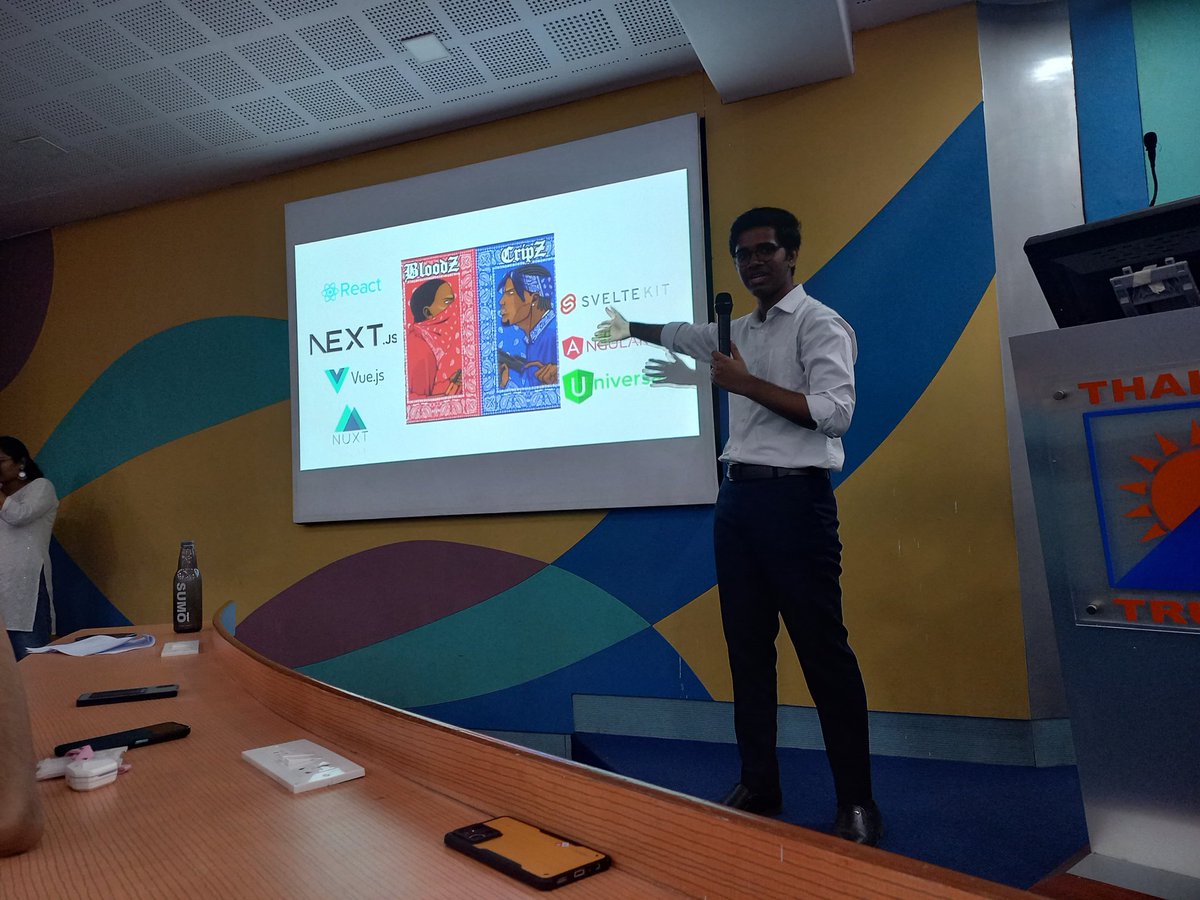 tcetopensource's tweet image. Our director of Frontend Engineering talking about modern web development.