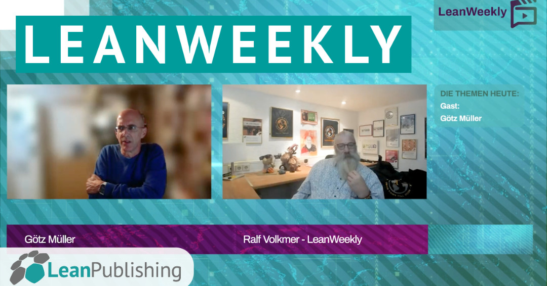 LeanKnowledge's tweet photo. Zu Gast in der 17. Ausgabe von #LeanWeekly war Götz Müller. Götz ein Kollege von uns betreibt seit vielen Jahren einen viel beachteten Podcast mit dem Titel "Kaizen 2 Go" mit derzeit über 320 Folgen. https://t.co/WmTKPUrTu2 https://t.co/7ZnrjJSeqW
