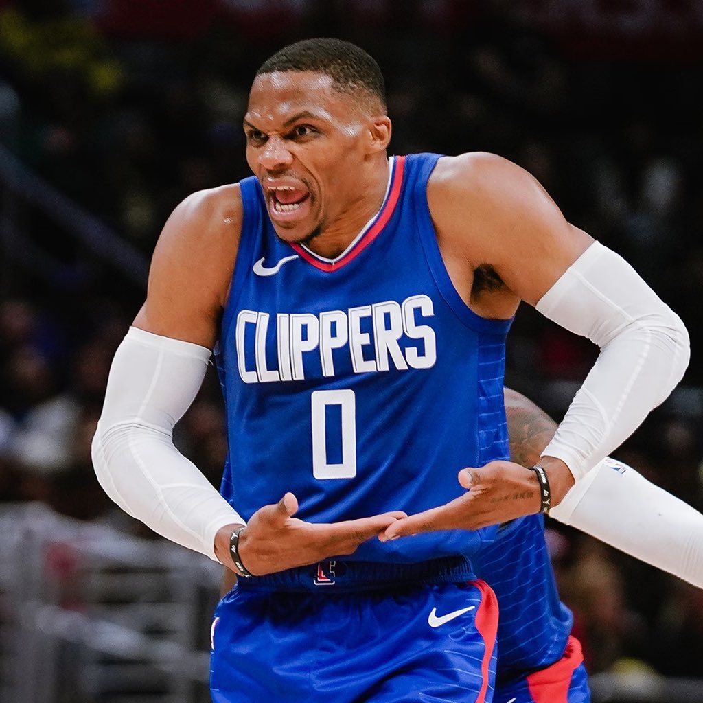 TheHoopCentral's tweet photo. Russell Westbrook tonight:

24 Points
11 Rebounds
8 Assists
4 Steals
3/6 3PM https://t.co/PPjuL3UXdh