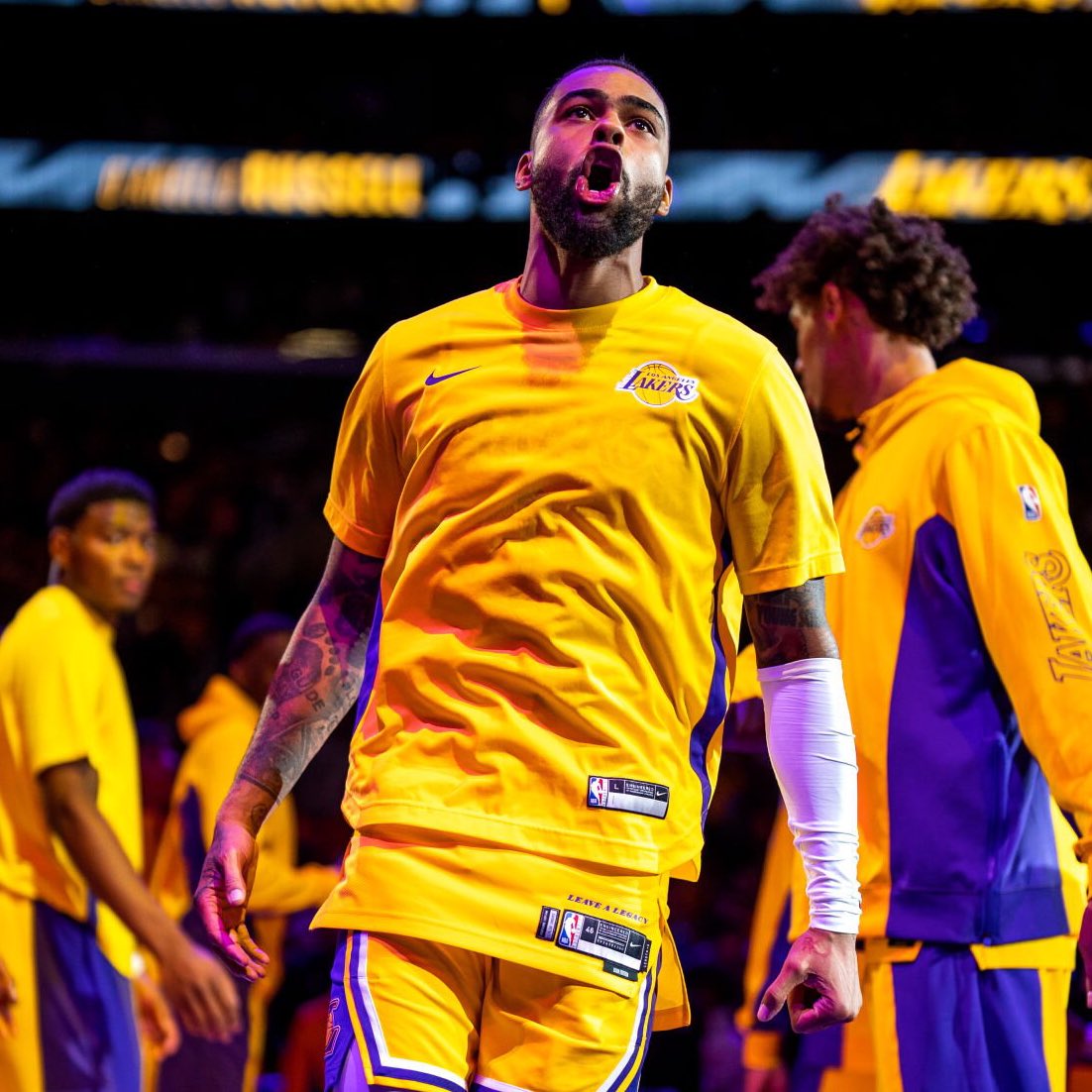 D’Angelo Russell last two games:

28 PTS, 8 AST, 71% FG, 50% 3PT, 100% FT
27 PTS, 6 AST, 52% FG, 43% 3PT, 100% FT

I don’t think he’s getting much credit for it.