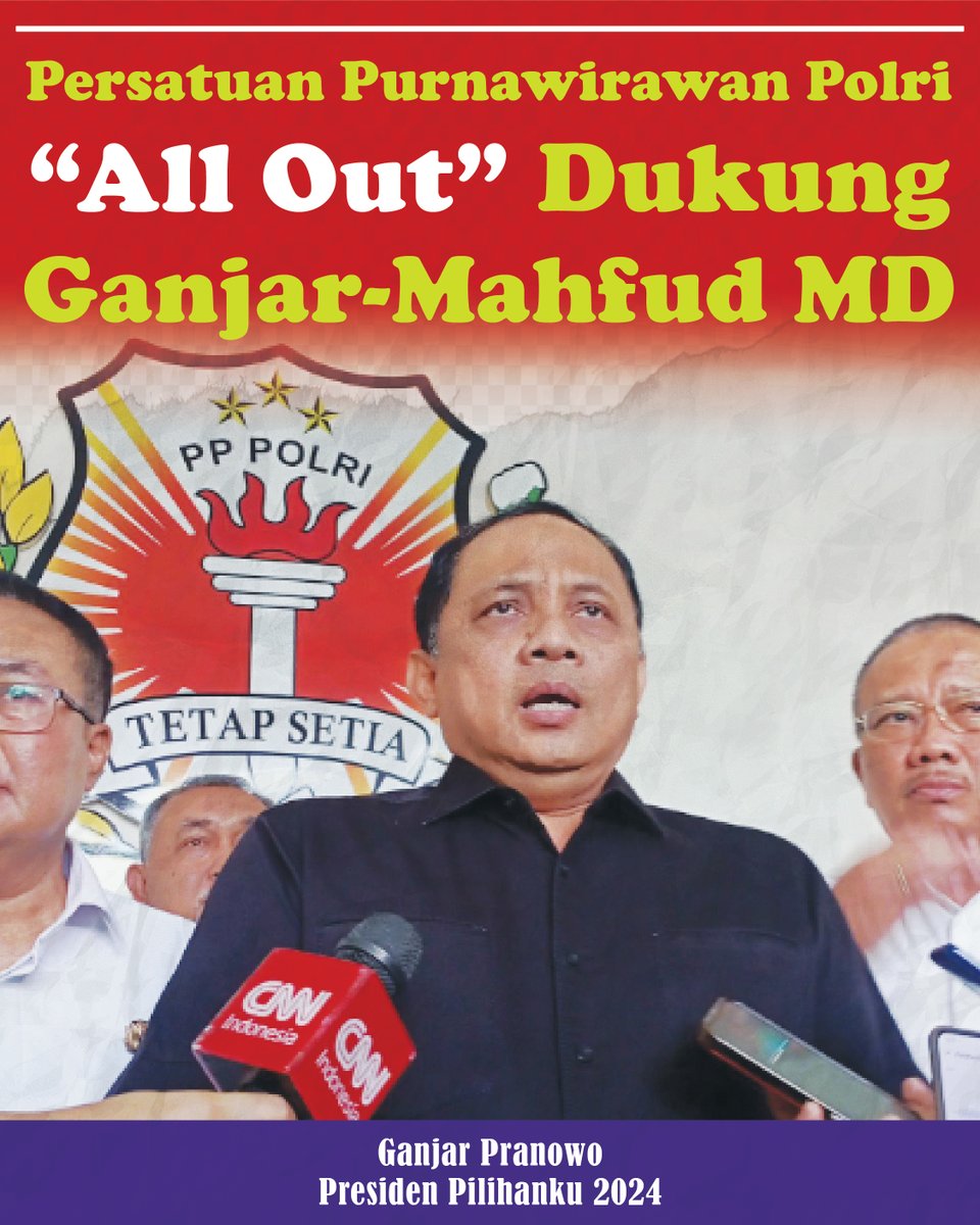Persatuan Purnawirawan Polri Al Out Dukung Ganjar-Mahfud MD
Palestina
Ganjar Presiden
VVIP
MKMK
mantap gus