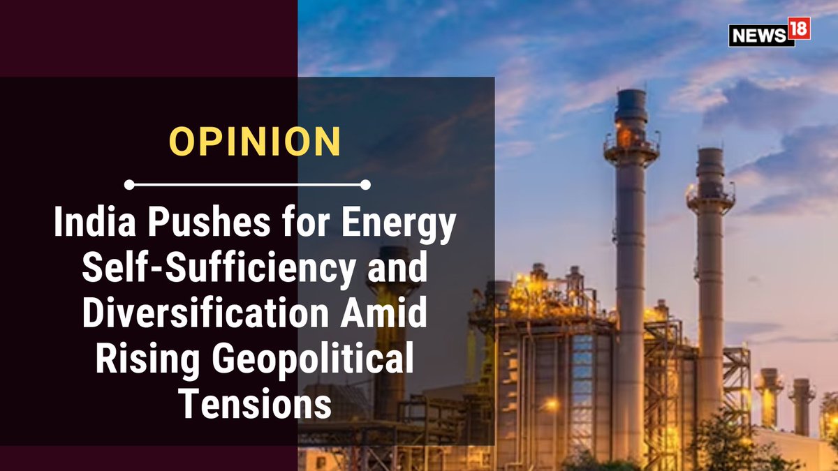 CNNnews18's tweet image. #Opinion | India has a broad #EnergyDiversification strategy in place, which includes a push towards biogas and green hydrogen. The goal is to produce at least 5 million tonnes per annum of #GreenHydrogen by 2030

By: Sanbeer Ranhotra 

news18.com/opinion/opinio…