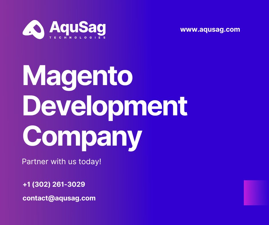 aqusag's tweet image. Unlock the full potential of your online store with our Magento development services. Our certified Magento developers specialize in crafting custom eCommerce solutions, optimizing your Magento store. bit.ly/3QI4Na7
#MagentoDevelopment  #MagentoExperts  #CustomMagento