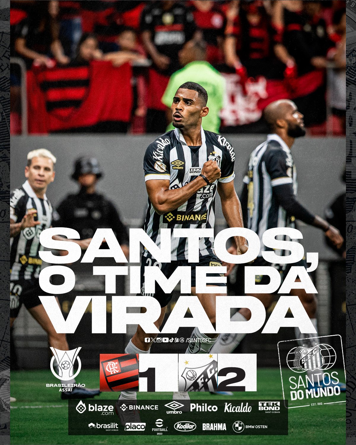Santos FC on X: Santos Futebol Clube. 👑⚪️⚫️ / X