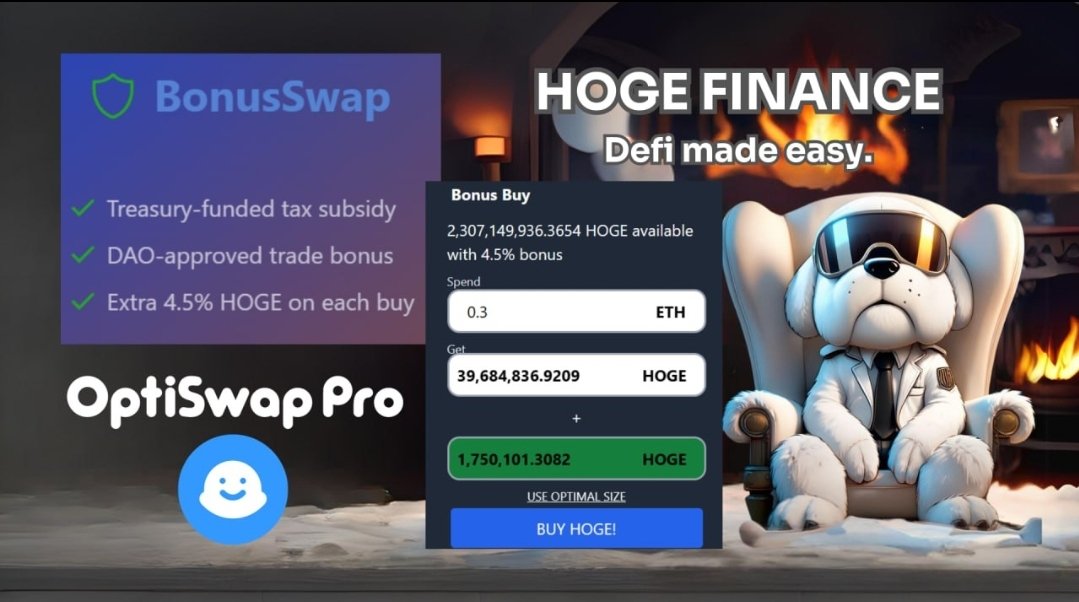 HogeismyDoge's tweet photo. @CoinMarketCap @HogeFinance #HOGE #HOGEeverywhere #OptiSwapPro #HogeAI #GroupLP #OG #BonusSwap https://t.co/BnO8JQUzHy
