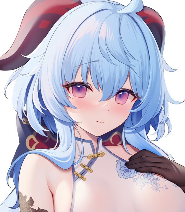 甘雨ちゃん完成~全体図は夜にあっぷします🩵 