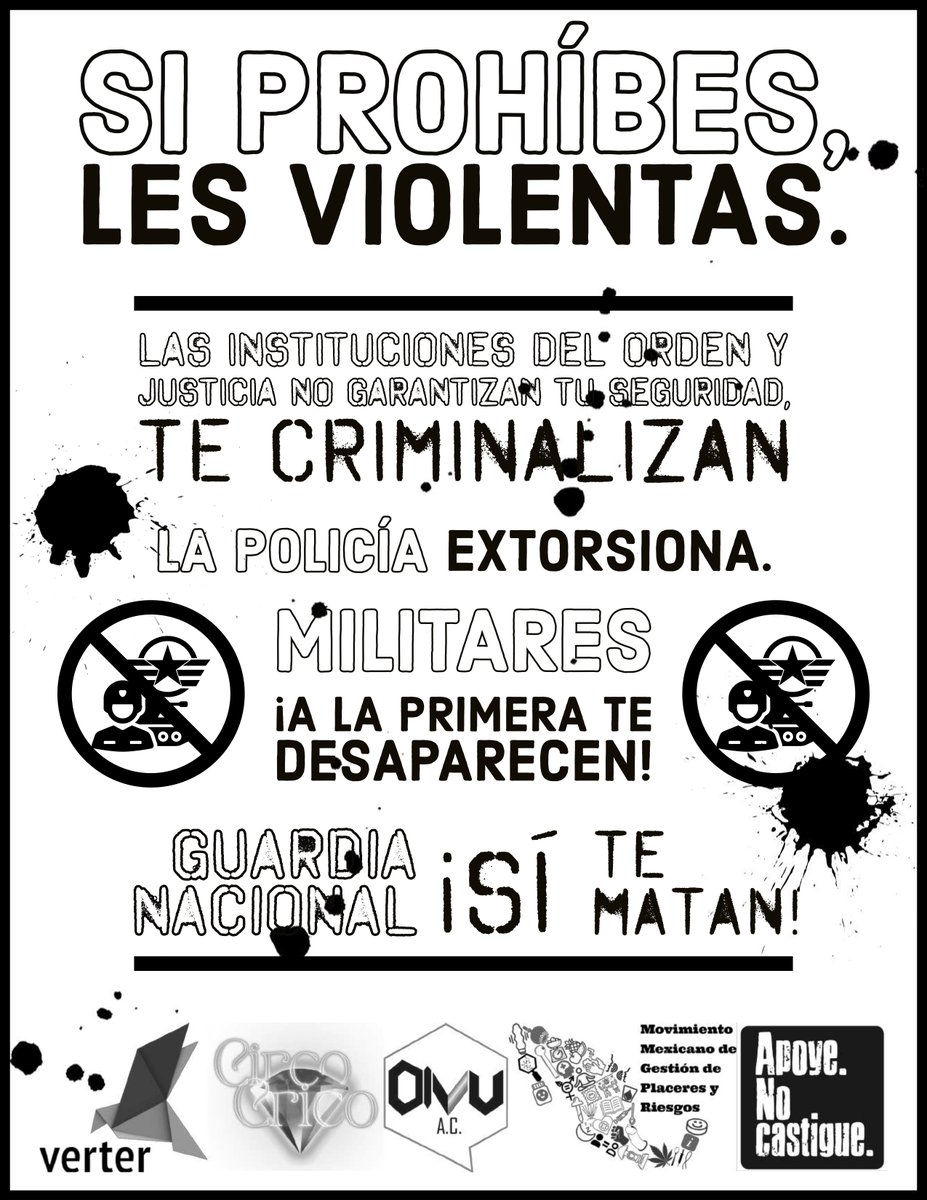 MovMexGPR's tweet photo. #NoMásGuerraContraLasDrogas #AltoALaMilitarización #PolíticaDeDrogasMx #DDHHPsicoactivos https://t.co/K3xSrQWzcW