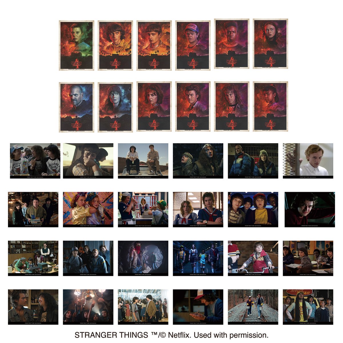 ストレンジャーシングス ミニブロマイドコレクション BOX 未開封 東京コミコン STRANGER THINGS ミニブロマイドコレクション【1BOX 22パック入り