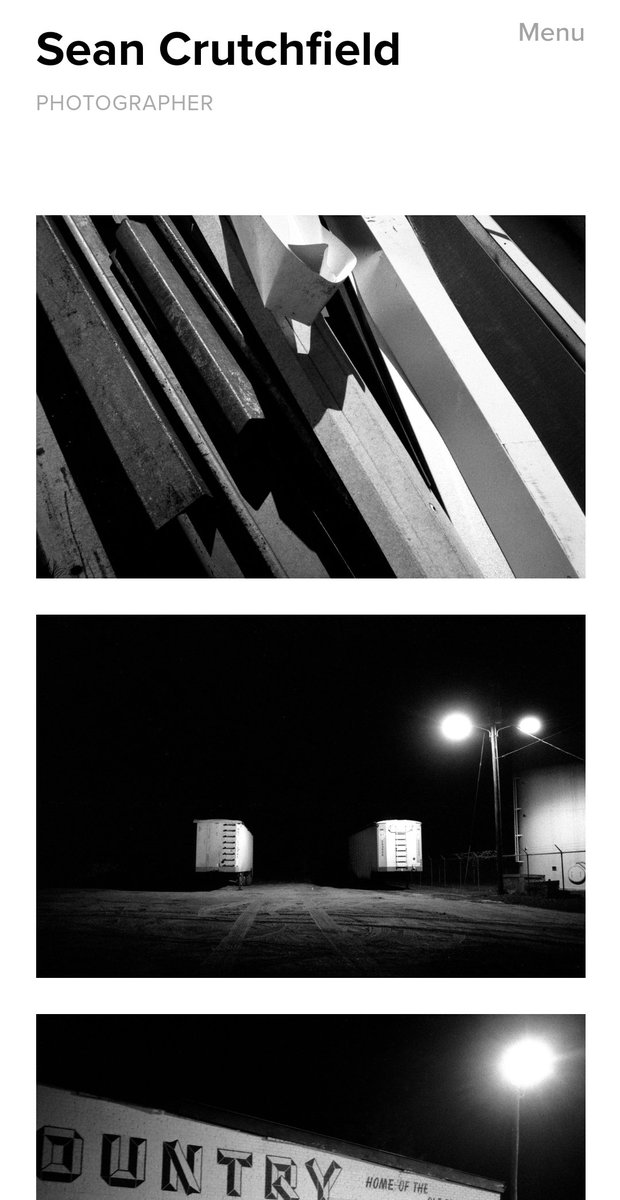 Visit seancrutchfield.com to view a new series of recent work I've selected for the site.
