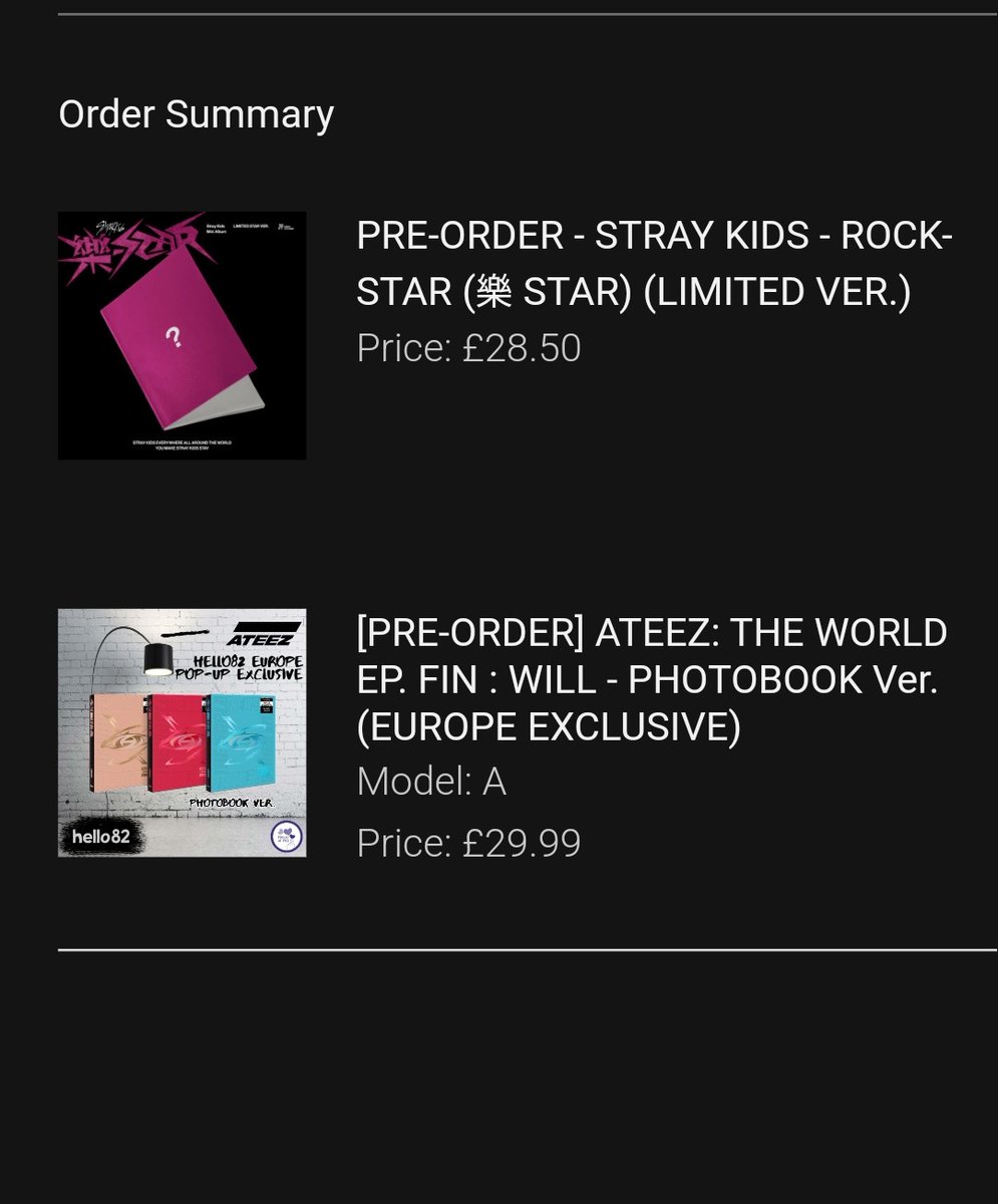 beth_marie00's tweet photo. Decided to treat myself for once, I'm so used to buying second hand albums but me and my little girl are so obsessed with ateez and stray kids that I had to pre order them. I'm so happy!! I've been a kpop fan since 2015 and these are the first preorders I've done in about 5 years https://t.co/k88mDwnSbQ