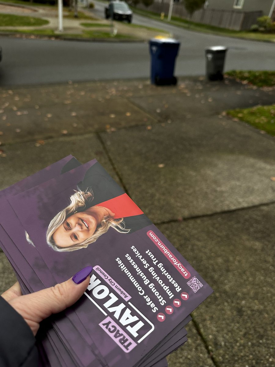 Rain will not stop me! 
#votefortracy
#auburnwa