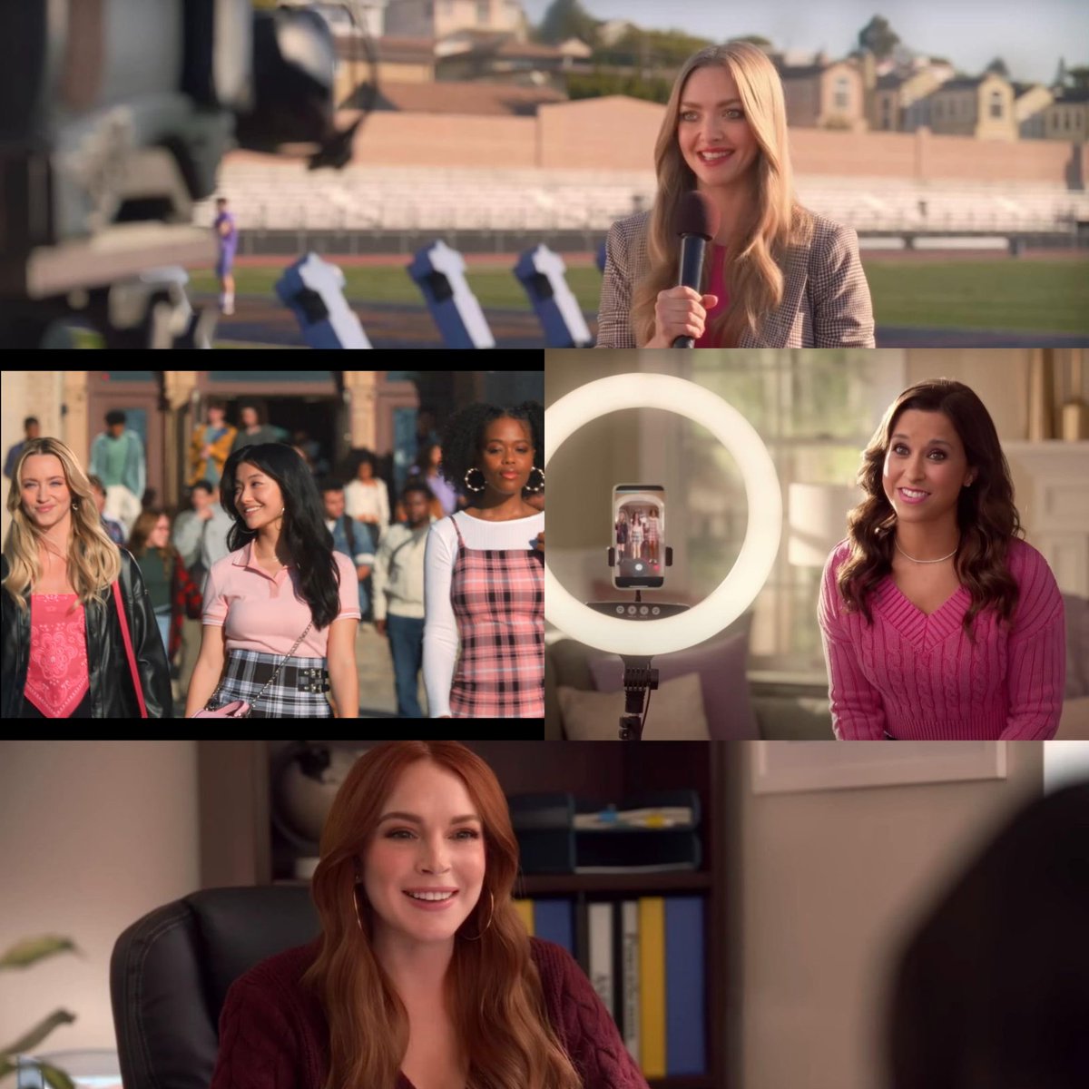 CINECONSMX's tweet photo. #welcome to #chicaspesadas
La cadena de #Walmar trajo de regreso a #LindsayLohan #amandaseyfried #laceychabert y otros miembros del cast, para promocionar el #blackfriday
Es una pena que #rachelmcadams no apareció.
#cadyheron #karensmith #gretchen #reginageorge
🧝🏻♀️ https://t.co/vfvE0SwI9r