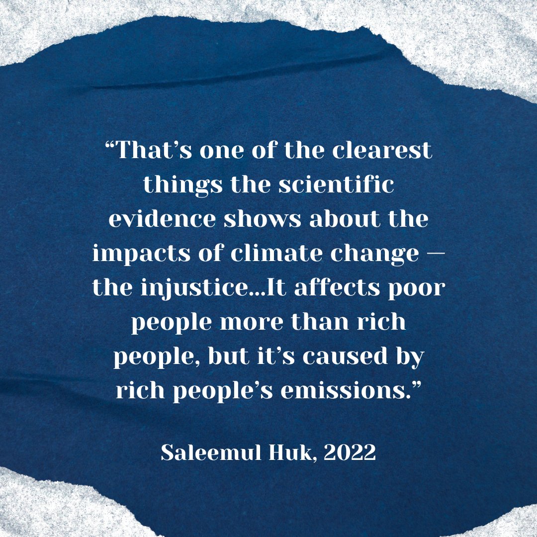 Saleemul Huq, a Bangladeshi scientist and professor  was named one of the world's top ten scientists in 2022. Contributing greatly to climate justice, he advocated for developing countries impacted by global warming, and was the director of the ICCCD.