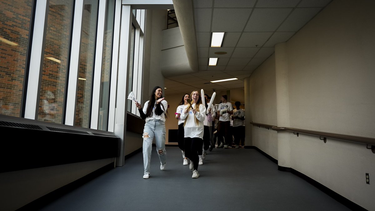 NWP_Wolves's tweet photo. 🐺🧠 Our #wolfpack showed up today and made some serious noise in the hallways for #MakeSomeNoise for #MentalHealth 🗣️🥁 

@ACAC_Sport #MSN2023 #WolvesPride #ACACsport #NWPWolves https://t.co/nM3DO0vSpi