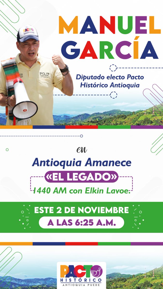 manuelgarcia_52's tweet photo. #Invitad@s @PoloDemocratico @pactoxantioquia @PactoCol @alejoocampog @AlexLopezMaya @AlejoToroAnt @dussanja https://t.co/OlrfkVxZqy