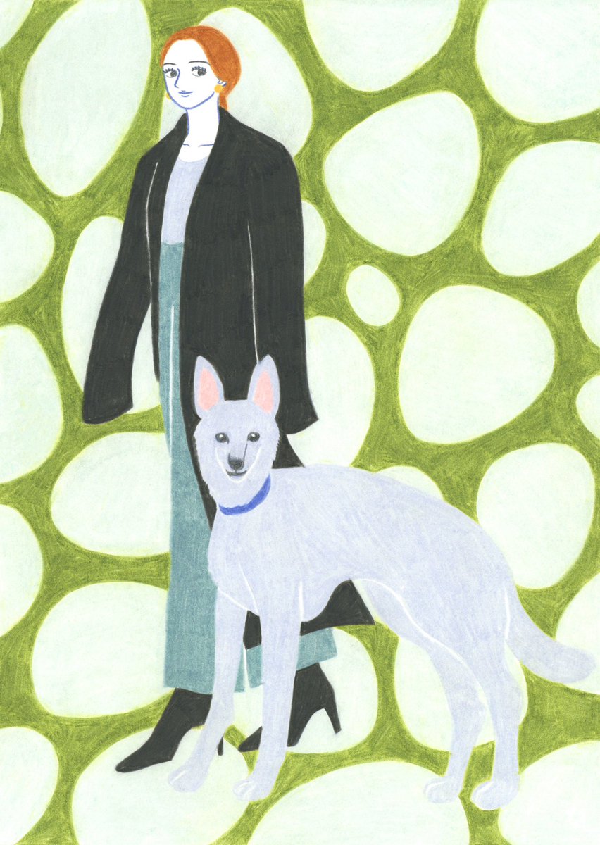 「Art for Animalsの作品とポストカードブックは、オンラインストアにて」|谷小夏のイラスト